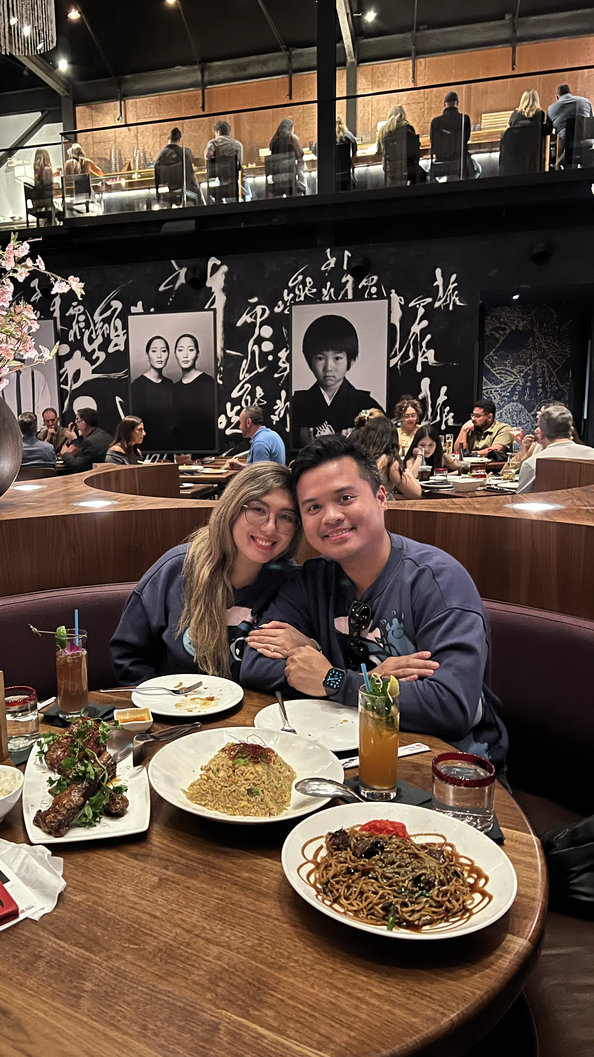 Nicole and PJ — a tender gesture